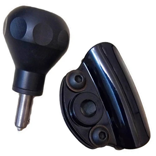 Yepsio Steering Wheel Spinner Knob - Universal Heavy-Duty Suicide Knob for Cars, Trucks, Vans, Forklifts, Boats Disabled Drivers - Quick Release Steering Assist
