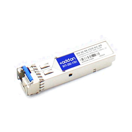 Addon SFP-GE-BX-1310-SLC-AO Zhone Compatible SFP Transceiver - SFP (Mini-GBIC) transceiver Module (Equivalent to: Zhone SFP-GE-BX-1310-SLC) - Gigabit Ethernet - 1000Base-BX - LC Single-Mode