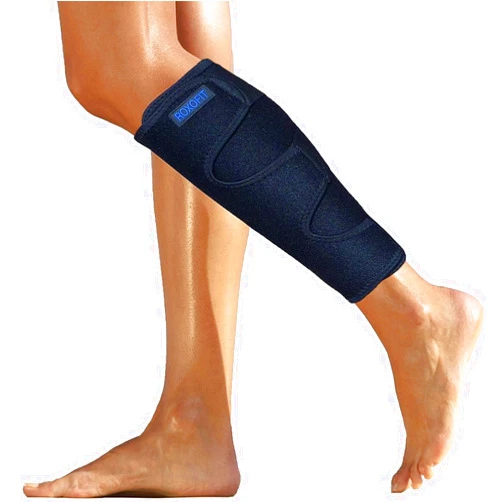 ROXOFIT Calf Brace for Torn Calf Muscle and Shin Splint Pain Relief - Adjustable Neoprene Compression Support Wrap for Lower Leg Tibia Injury, Strain, Tear - Runners Sleeve for Men and Women