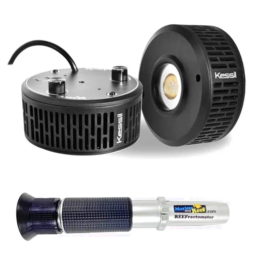 Kessil A360X Tuna Blue LED Light & Reefractometer Bundle (2 Items)
