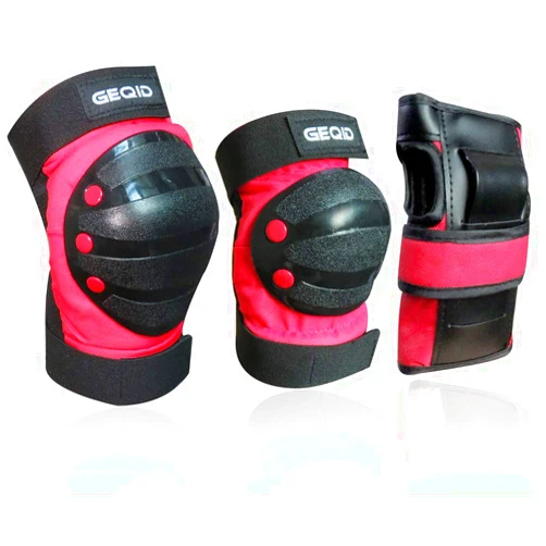 G GEQID GEQID adult/Youth Kids Knee Pads Elbow Pads Wrist Guards 3 in 1 Protective Gear Set for Skating skateboard Inline skates rollerblade Bicycle men or women