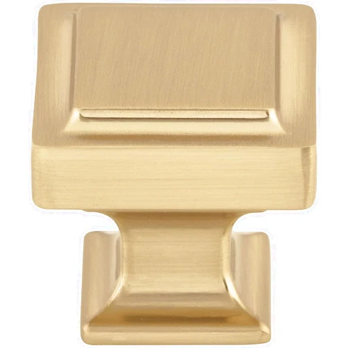 Top Knobs TK702HB TK702 Ascendra 1-1/4 Inch Square Cabinet Knob from The Transcend Collection