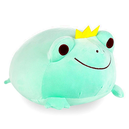 CAZOYEE Super Soft Frog Plush Stuffed Animal, Cute Frog Snuggly Hugging Pillow, Adorable Frog Plushie Toy Gift for Kids Toddlers Children Girls Boys Baby, Cuddly Plush Frog Decoration