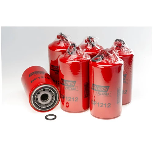 Baldwin Filters Baldwin BF1212 Fuel/Water Separator Spin-On – 6 Pack – 3 11⁄16″ OD × 7 7⁄16″ L – 4 Micron Nominal / 20 Micron Absolute – Replaces Cummins 3308638, Fleetguard FS1212, WIX 33405