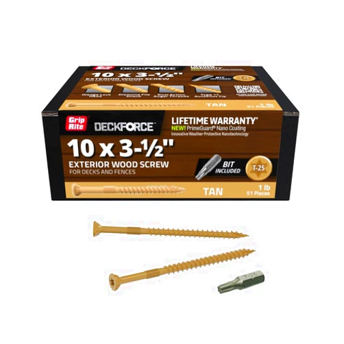 Grip-Rite GRDF312STT1 DeckForce #10 x 3-1/2