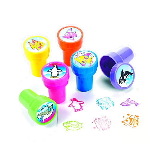 Fun Express Ocean Life Stamps Birthday Party Loot Bag Accessories (24 Piece)