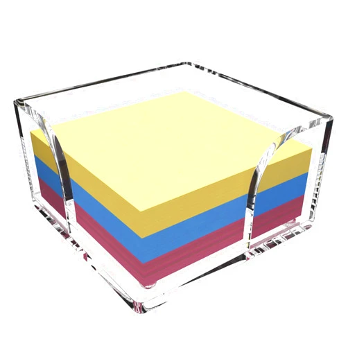 XQIGI Clear Acrylic Sticky Note Holder 3.54