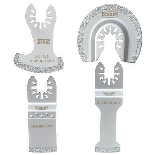XXGO 4 Pcs Oscillating Multi Tool Diamond Blades for Grit Grout Removal XG4004D