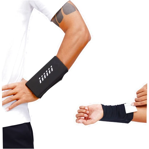 Ailzos Portable Wrist Wallet Wrist Bag Forearm Band with 2 Pockets for Credit Cards, Keys, Cash, ID, Wristband Cell Phone Holder Pouch for Travel, Work and Exercise, Secure Wallet Phone Pouch