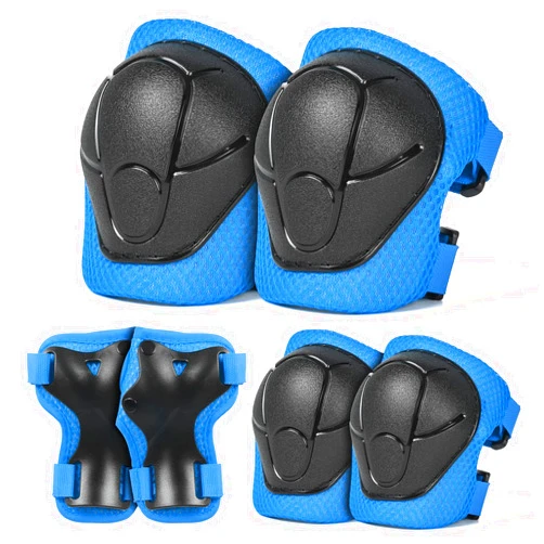 VICTGOAL Kids Knee Pads and Elbow Pads with Wrist Guards Set Protective Gear Set for Boys Girls 3-8 Years Child Toddler 3 in 1 for Skateboard Cycling Bike Scooter Roller Skates