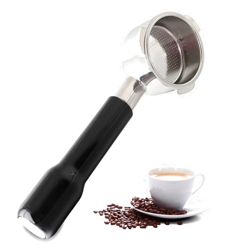DFD 51mm Bottomless Portafilter Compatible with Gevi Espresso Machine, 51mm Portafilter 3 Ears with Prongs Thickness 4mm Fits for Yabano Included Portafilter Filter Basket Espresso Accessories