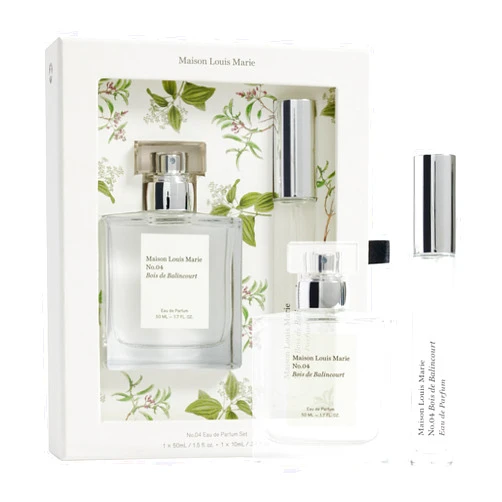 Maison Louis Marie - No.4 Bois de Balincourt Eau De Parfum 2-Piece Holiday Gift Set | Luxury Clean Beauty + Non-Toxic Fragrance