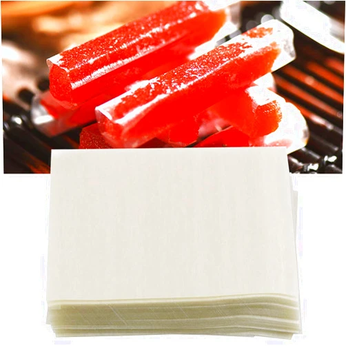 Eatbuy 500 pieces of handmade Nougat paper wrapped with sugar paper, glutinous rice paper, fruit paper, edible rice waffle paper, candy packaging paper