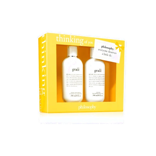 philosophy - thinking of you pure grace shower gel & body lotion gifting set - Birthdays, Holiday, Wedding, Present for Man, Her