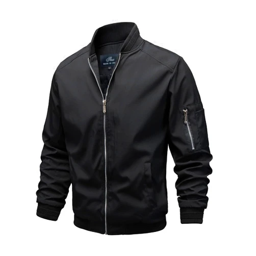 TLZC Men's Lightweight Bomber Jacket Windbreaker Slim Fit Active Coat Outerwear