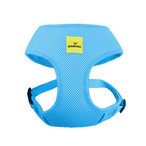 Active Dogs Dog Harness No Pull & No Choke Adjustable Pet Vest Harness for Dogs Reflective Adjustable Breathable Front Clip Pet Harness for Small Medium and Large Dogs (X-Large, Water Blue)