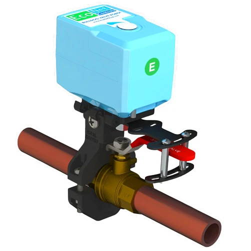 EcoNet Controls EVC200-HCSML The Bulldog Valve Robot, Z-Wave Water Valve, Smart Home Controller Required, Easy to Install and No Plumbing Required, Valves up to 1.5