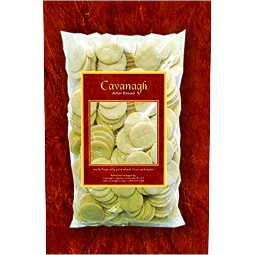 Cavanagh Communion - White Wafers - Cross Design (1 - 1/8