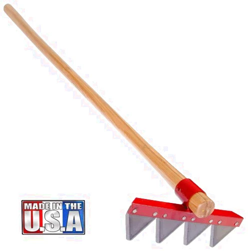AM Leonard Council Fire Rake, 1 Foot Width