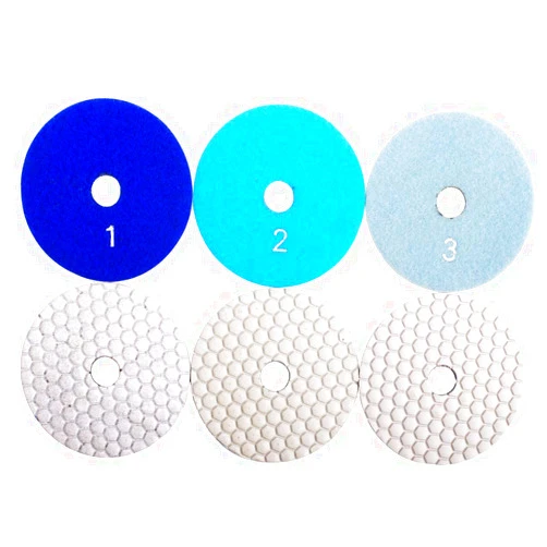 Diamond Vantage S-4DP-3STEP, 3 Step Polishing Pad Dry Set, 4