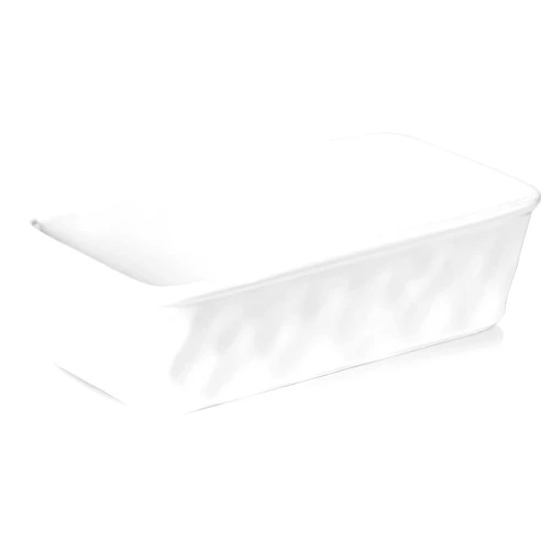 HAOTOP Ceramics Nonstick Baking Bread Loaf Pan, 8.5 x 4.6 Inch (White)