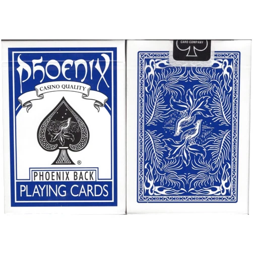 Card-Shark mcyiqihai Phoenix Playing Cards USPCC - Blue & Red (Blue)