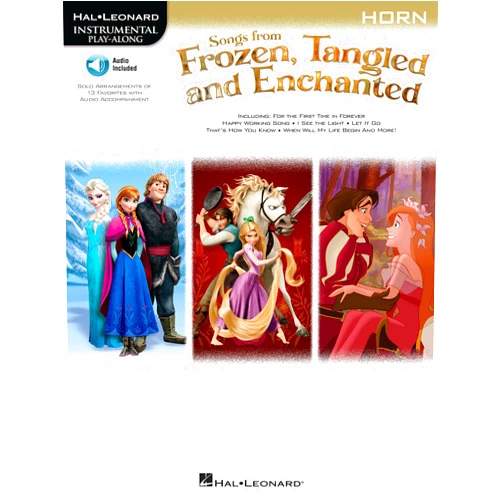 Unknown author Songs from Frozen, Tangled and Enchanted - Horn Songbook (Hal Leonard Easy Instrumental Play-Along)