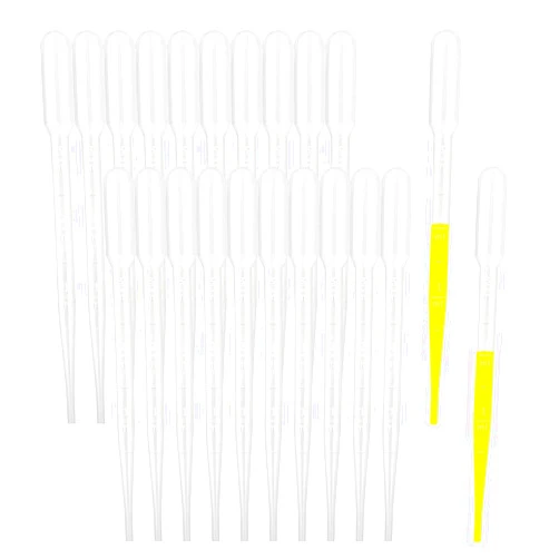 moveland 120PCS 3ML Plastic Transfer Pipettes, Disposable Dropper for Lab, DIY Art