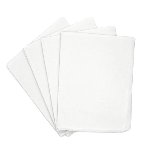 TIDI Avalon Single-Use Medical Patient Drape Sheets, White, 40” x 72” (Pack of 50) ― 2-Ply Tissue ― Pebble Embossed ― Latex-Free Medical Supplies ― Tattoo Supplies (217)