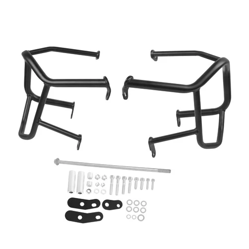 CHIFUN Engine Guard Lower Crash Bars Replacement for BMW R1250GS 2018-2024/ R1250R R1250RS 2019-2024 Black Steel Motorcycle Frame Falling Protection Bars (Black)