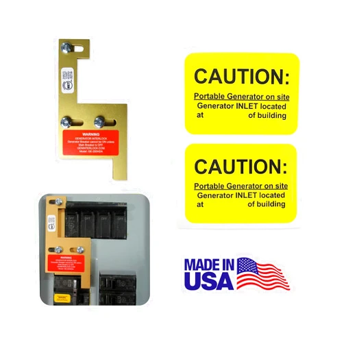 Gen Interlock GE-200HDA GE General Electric Generator Interlock Kit for Verticle Main 150 or 200 amp Panel