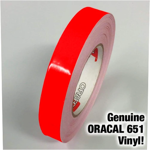 ORACAL 651 Gloss Red Adhesive Vinyl Pinstripe Detailing Tape (1