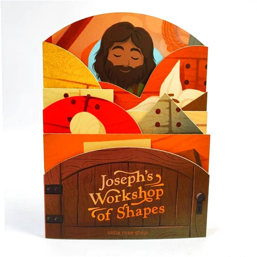 The Little Rose Shop Joseph’s Workshop of Shapes: Catholic Board Book for Toddlers | Learn Shapes in St. Joseph’s Workshop with Jesus | Faith-Based Christian Baby Book