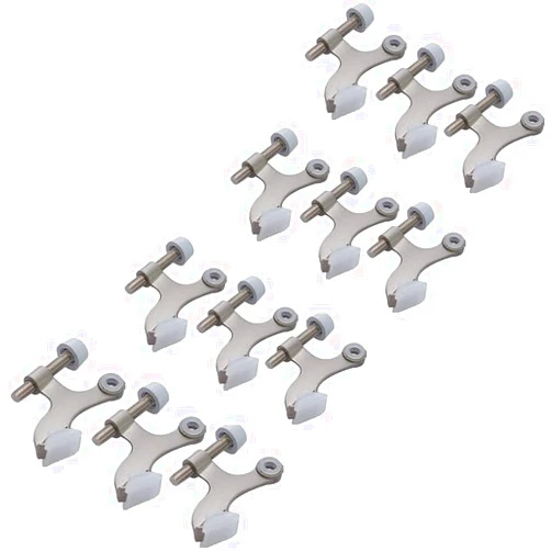 Better Home 12-Pack Hinge Pin Satin Nickel Door Stopper, Easy to Install