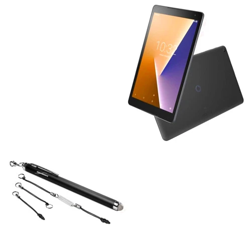 BoxWave Stylus Pen Compatible with Vodafone Smart Tab N8 - EverTouch Capacitive Stylus, Fiber Tip Capacitive Stylus Pen for Vodafone Smart Tab N8 - Jet Black