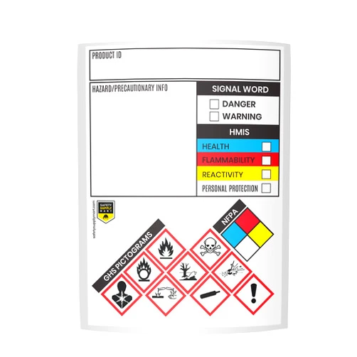 Performore Safety Data Sheet Stickers/MSDS Stickers, 3