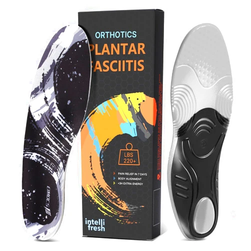 EIMOCS Plantar Fasciitis Pain Relief Insoles for Men and Women，Sports Inserts with Reinforced Arch Support,Ideal for Running,Walking,All-Day Standing