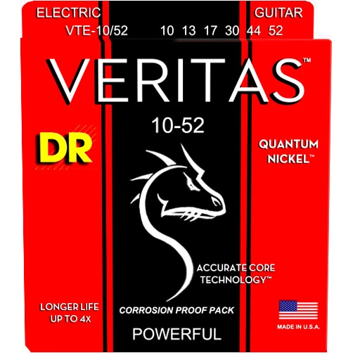 DR Strings VERITAS Electric Guitar Strings (VTE-10/52)