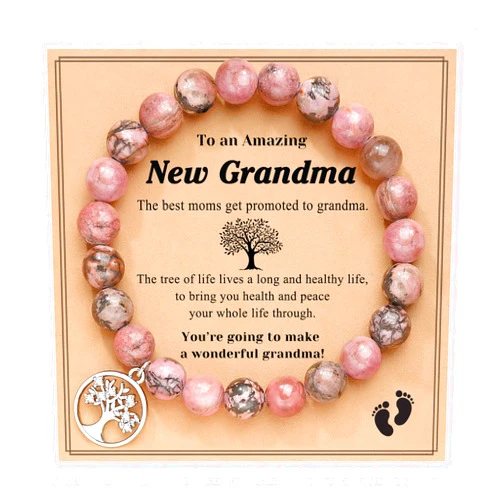 UNGENT THEM Tree of Life Bracelet for Women, Gifts for Grandma, Nana, Mother in Law, Mom, Gigi, Mimi, Aunt, Sister in Law, Teacher, Birthday Christmas Wedding Mothers' Day Gifts