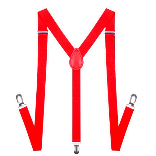 Chiyu-yang Suspenders Bow Tie for Men and Women - Adjustable Tall stature Elastic Y Back Style With Strong Metal Clips
