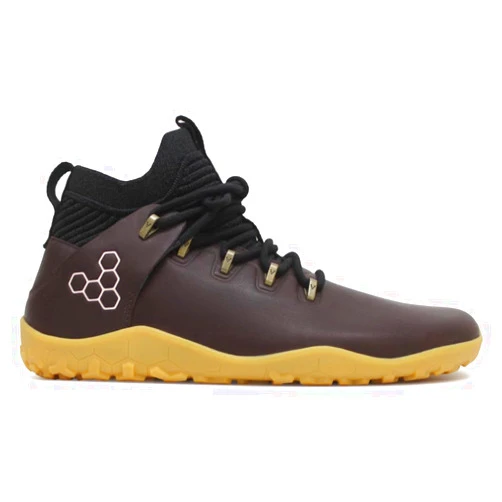 Vivobarefoot Magna Leather FG, Mens Leather And Wool Hiking Trainers With Barefoot Sole