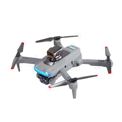 Generic 8k dual-camera gps drone with brushless motors and obstacle avoidance 1 battery gray