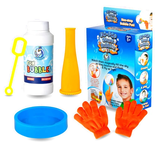 Affordable Touchable Bouncing Bubble Kit for Kids – Unpoppable Bubbles Solution Toy for Indoor & Outdoor Play – Unique Miracle Big Bubble Maker Game Makes a Great Gift for Boys & Girls