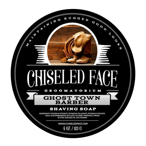 Chiseled Face Groomatorium Ghost Town Barber - Handmade Luxury Shaving Soap from Chiseled Face Groomatorium