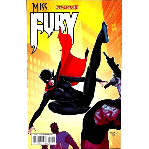 Dynamite Miss Fury (Dynamite, Vol. 1) #3B VF/NM ; Dynamite comic book | Paul Renaud