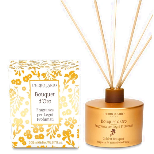 L'ERBOLARIO Fragranza per Legni Profumati Bouquet d'Oro 200ml