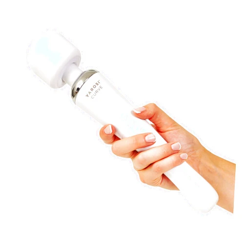 Yarosi Cordless Curve Therapeutic Device - 8 Powerful Speeds and 20 Patterns - for Muscle Aches and Sports Recovery - Rechargeable - Travel Friendly - White