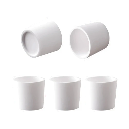 Qtcial 5 Packs Ceramic Bowl Inserts for Peak Accessory, Enhanced Performance, Recessed Bottom, Reused Ceramic Insert Bowl Accessories, Replacement Insert