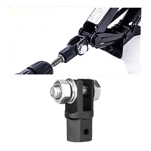 Suvnie Scissor Jack Adapter, Scissor Jack Drill Adapter for 1/2