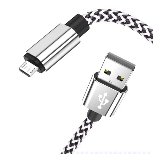 Ksun Yellow Micro USB Android Cable, KSun.Y (2 Pack 10FT) Fast Charging Cord Micro USB 2.0 Connector Braid Compatible with Samsung Galaxy, Motorola More (2 PACK 10FT)